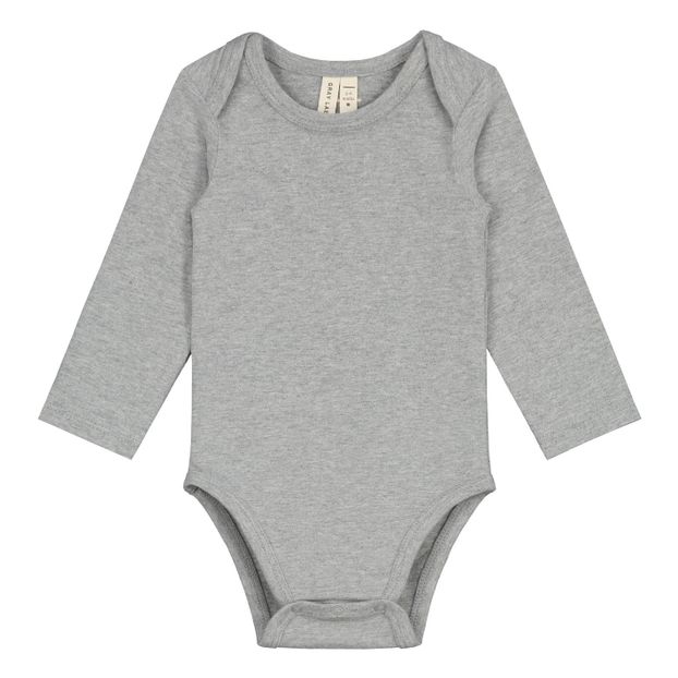 grey long sleeve bodysuit