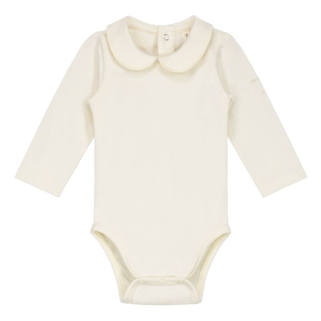 Body Baby Collar de algodón orgánico | Blanco Roto