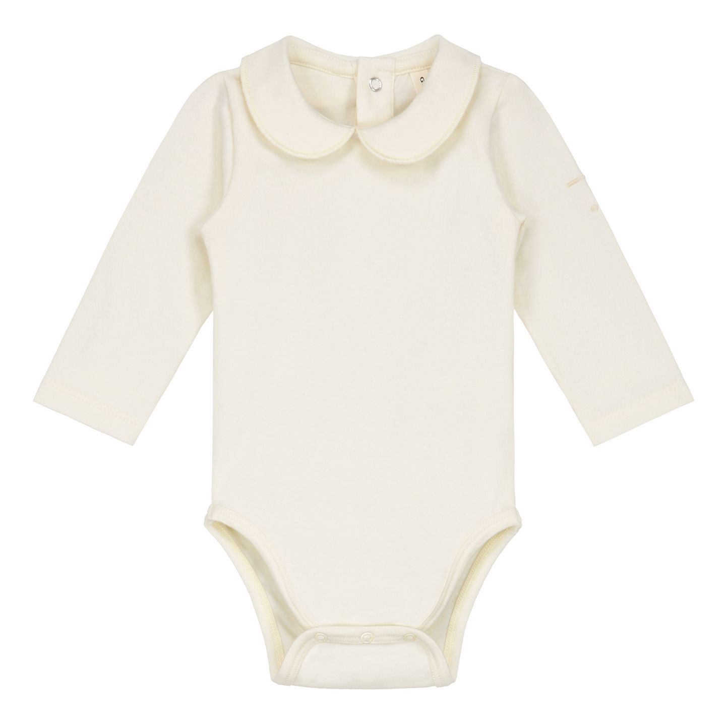 Gray Label - Body Colerette Coton Bio - Fille - Blanc cassé