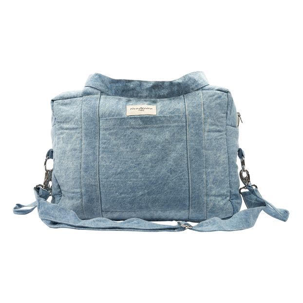 denim changing bag