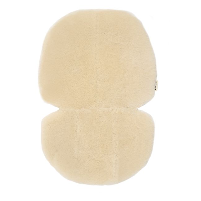 Peau de mouton pour poussette et couffin - 68x44 cm | Milk