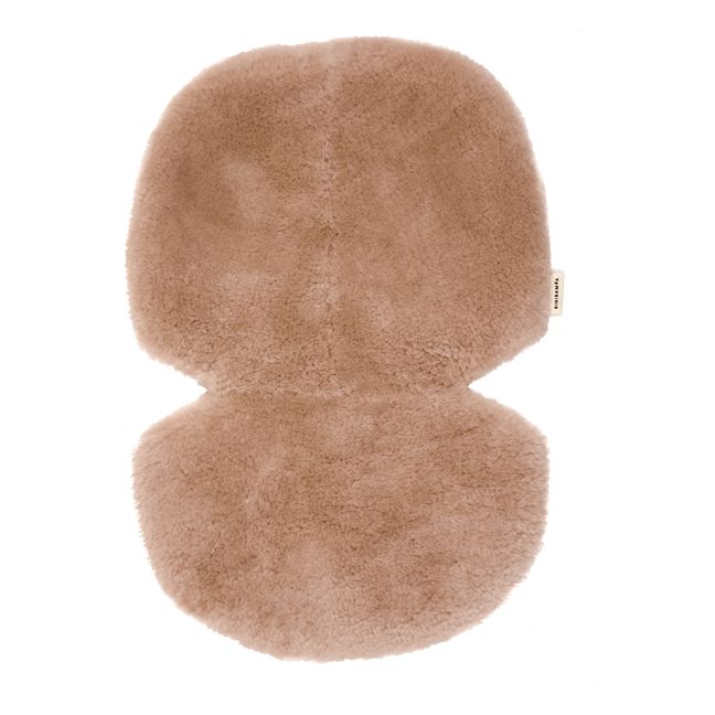 Piel de oveja para cochecito y cuna - 68x44 cm | Rosa