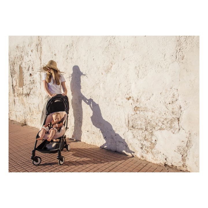 Sheepskin for Stroller and 68x44 cm Pink BINIBAMBA Design Baby