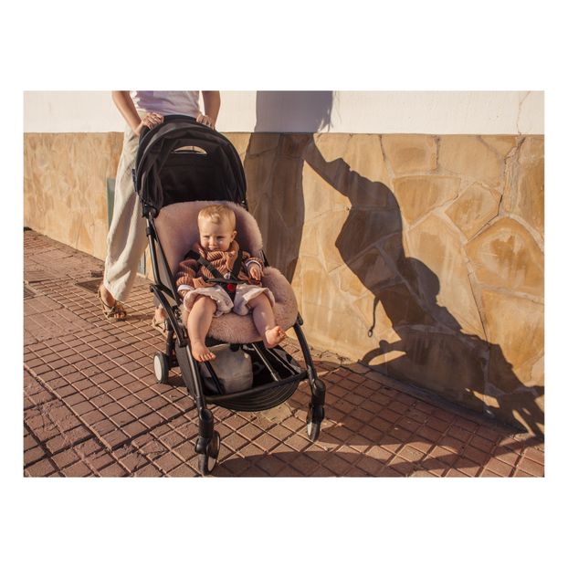 Peau De Mouton Pour Poussette Et Couffin 68x44 Cm Rose Peau De Mouton Pour Poussette Et Couffin 68x44 Cm Rose
