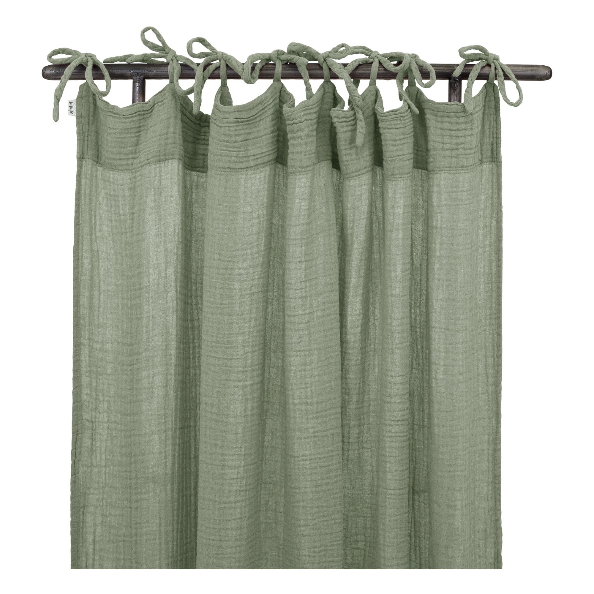 Cotton Curtain 100x290 cm | Sage Green S049- Product image n°0
