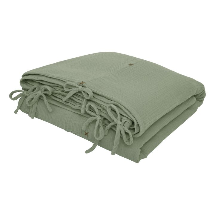 Bettbezug aus Bio-Baumwolle | Sage Green S049- Produktbild Nr. 0