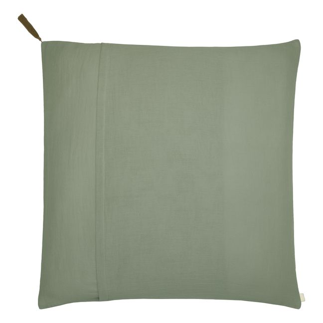 Organic Cotton Pillowcase Sage Green S049