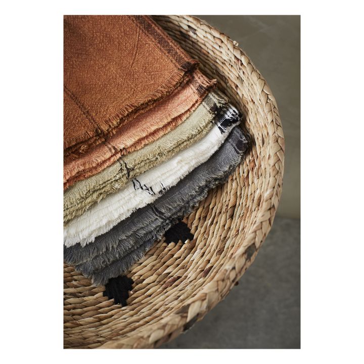 Striped Tea Towel | Khaki- Product image n°1