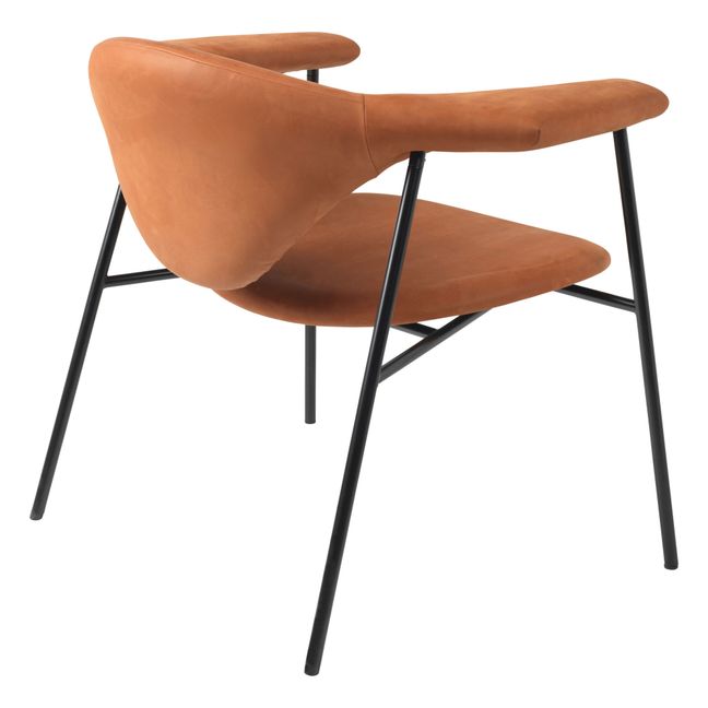 Masculo Leather Lounge Chair | Camel