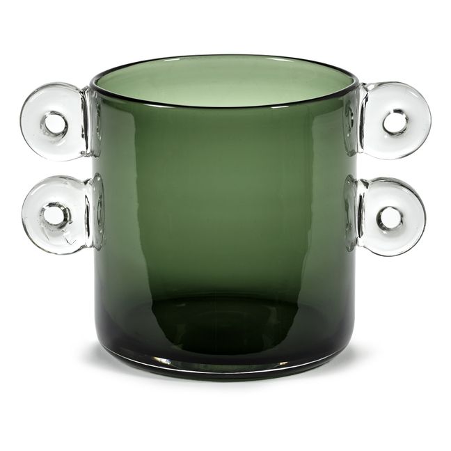 Wind & Fire Vase | Dark green