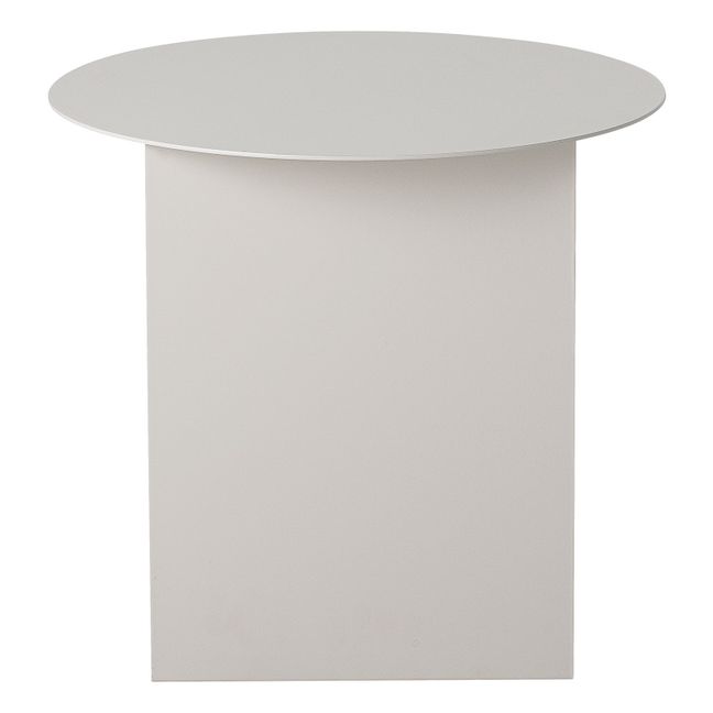 Cher Metal Side Table | Pearl grey