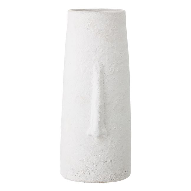 Terracotta Vase | White