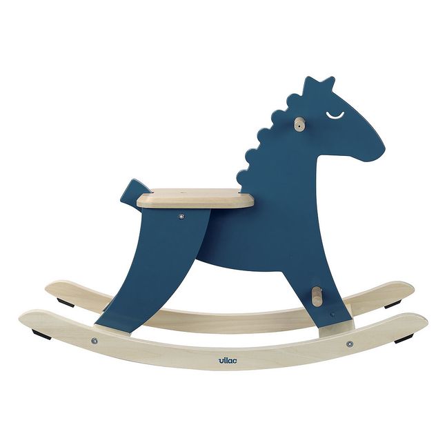 Cheval à bascule et arceau Hudada | Bleu