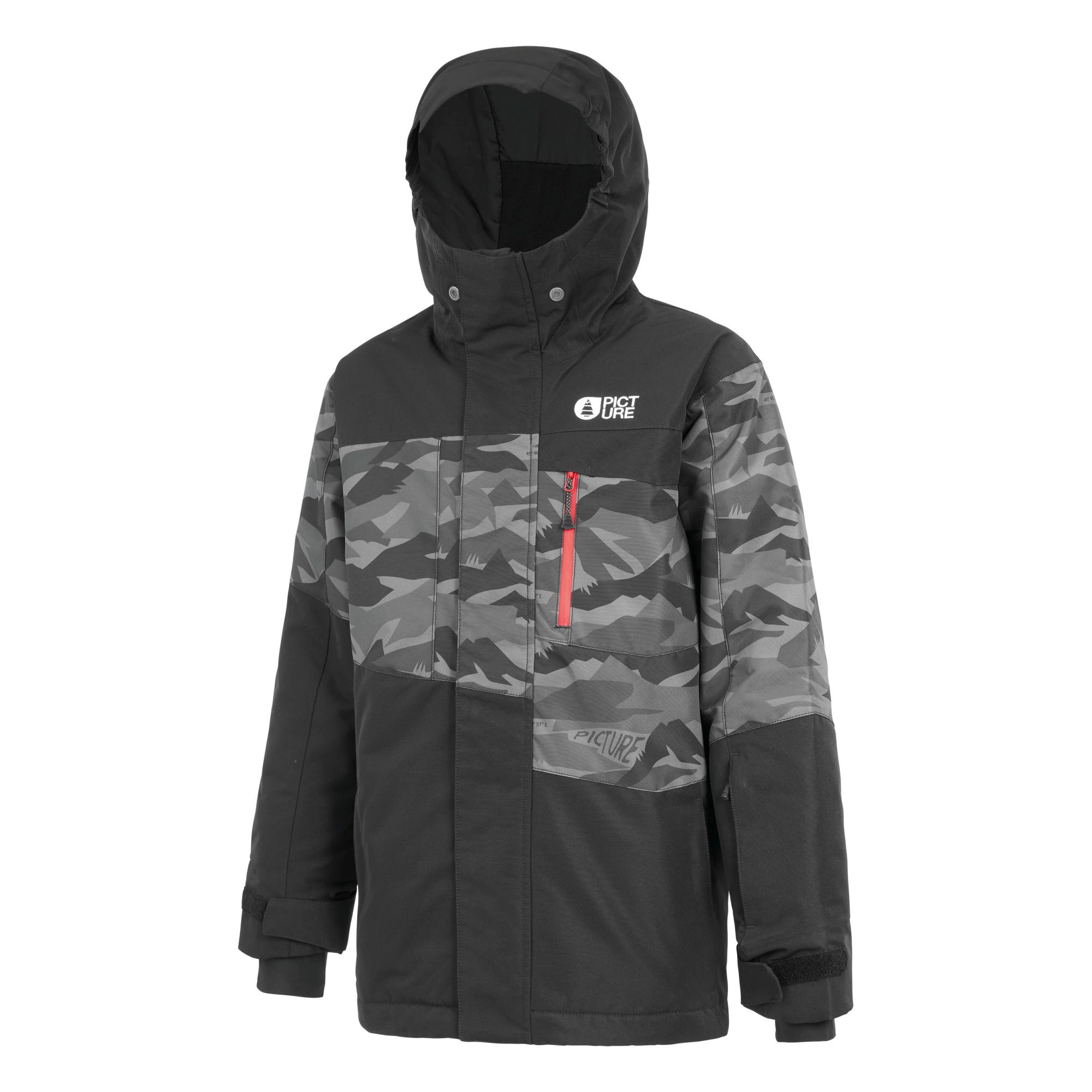 Picture - Veste de Ski Milo Polyester Recyclé - Garçon - Noir