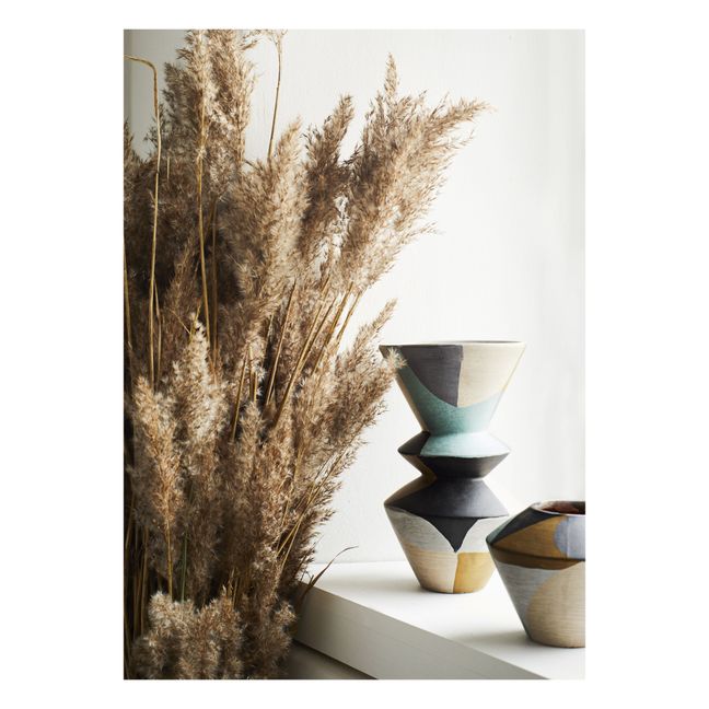 Vase aus Terrakotta | Blau