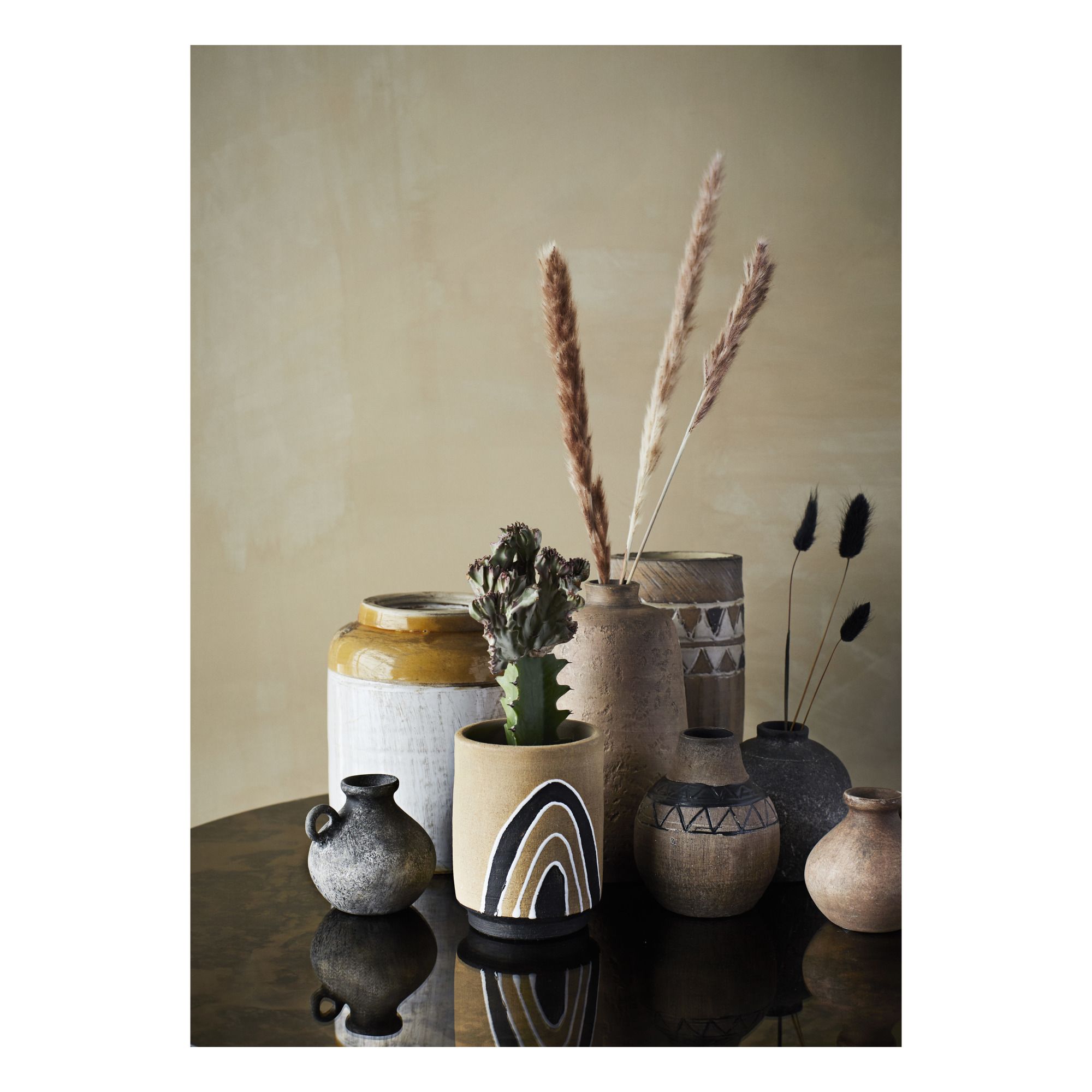 Terracotta Vase Grey- Product image n°1