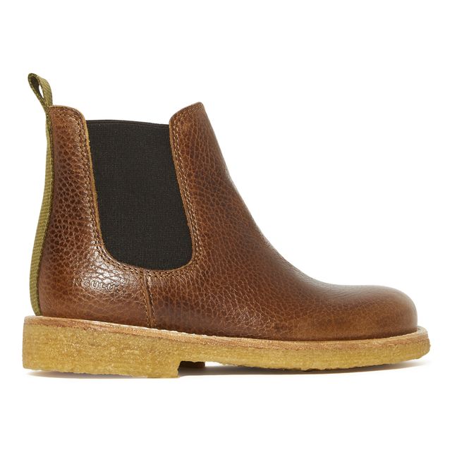 Two-tone Chelsea Boots Caramel