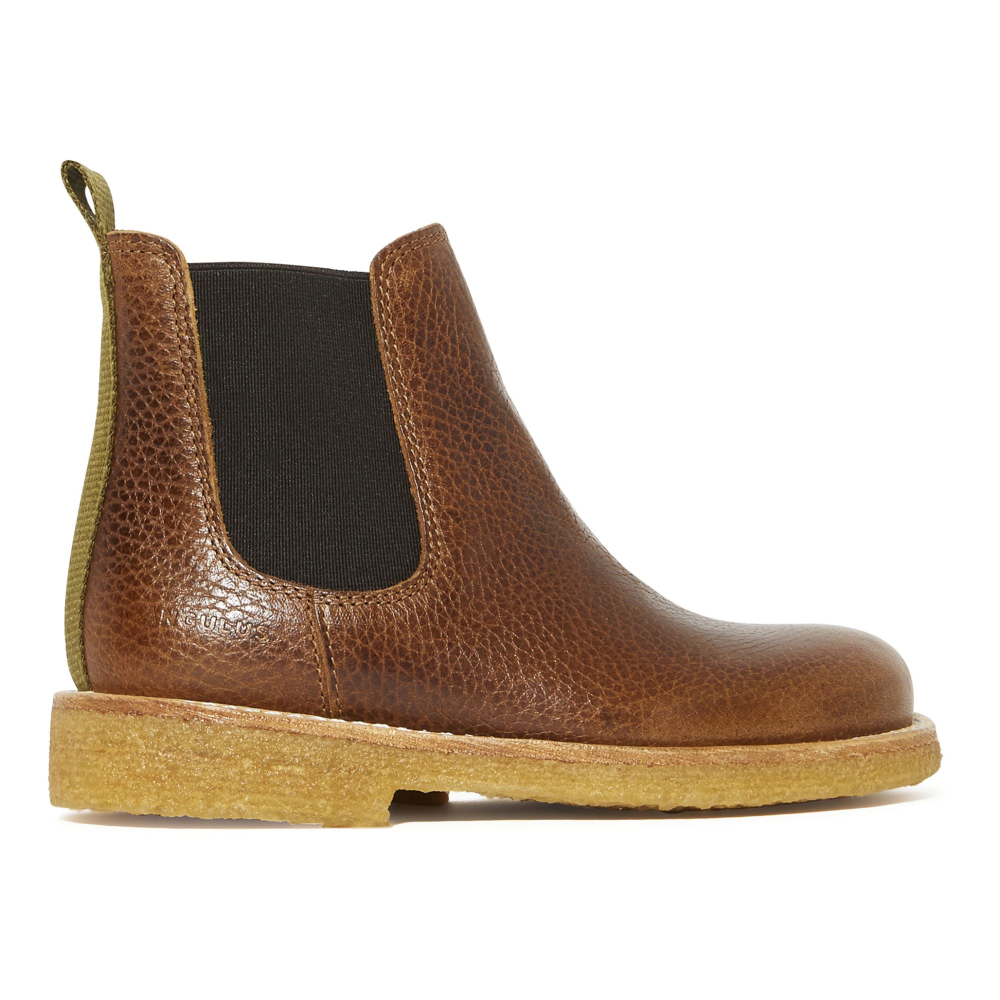 Angulus - Chelsea Boots Bicolores - Fille - Caramel