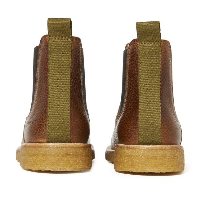 Two-tone Chelsea Boots Caramel