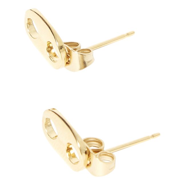 Vaporetto Earrings  Gold