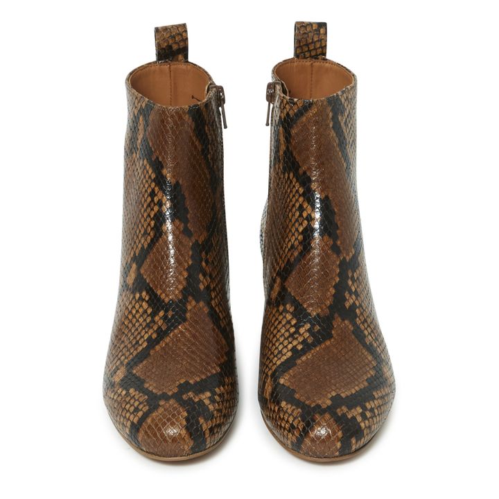 Bottines motif outlet python