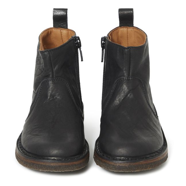 Zip-up Boots | Black