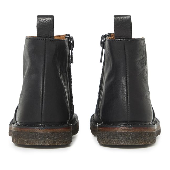 Boots mit Reißverschluss | Schwarz