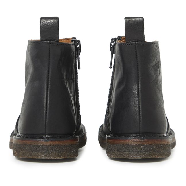 Zip-up Boots | Black