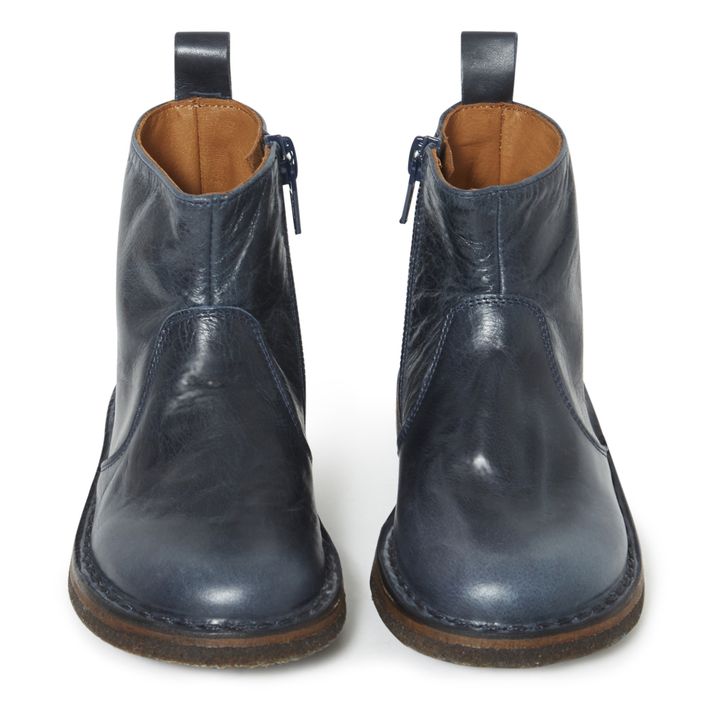 Zip-up Boots | Navy blue- Product image n°3