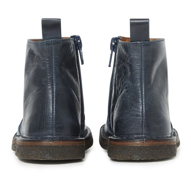 Boots mit Reißverschluss | Navy