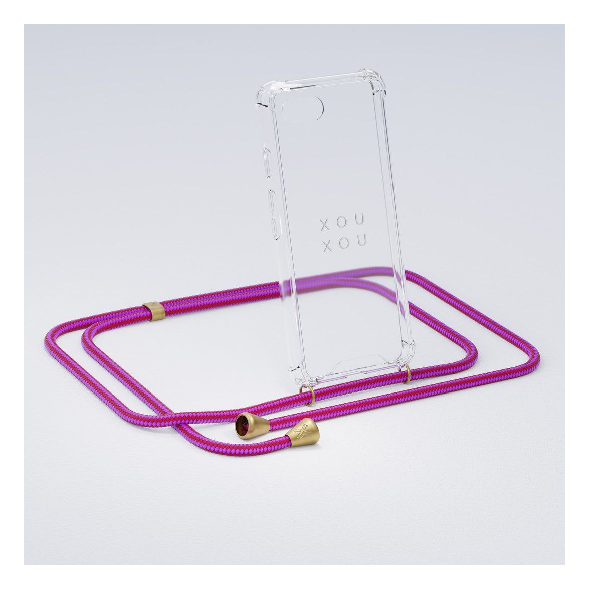 Xouxou - Collier pour Smartphone Circus Pink - Rouge