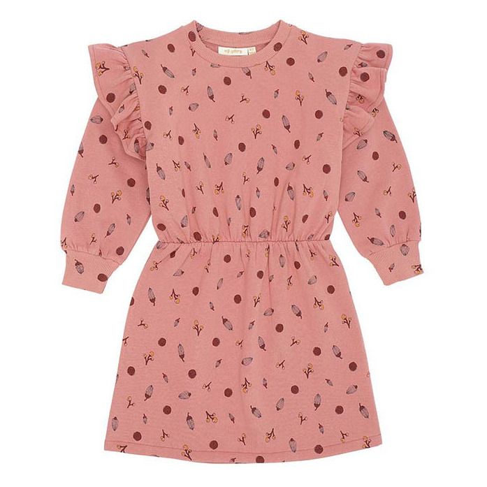 Soft Gallery - Robe Erin Molleton Coton - Fille - Rose