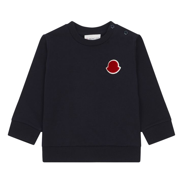 Fleece Sweatshirt Navy blue Moncler 