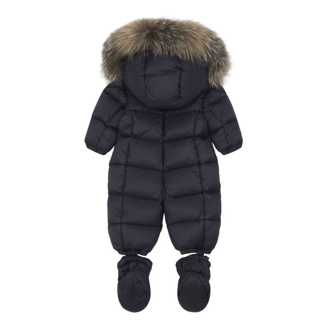 Tuta imbottita Anselm Ecru Moncler Moda Bebè