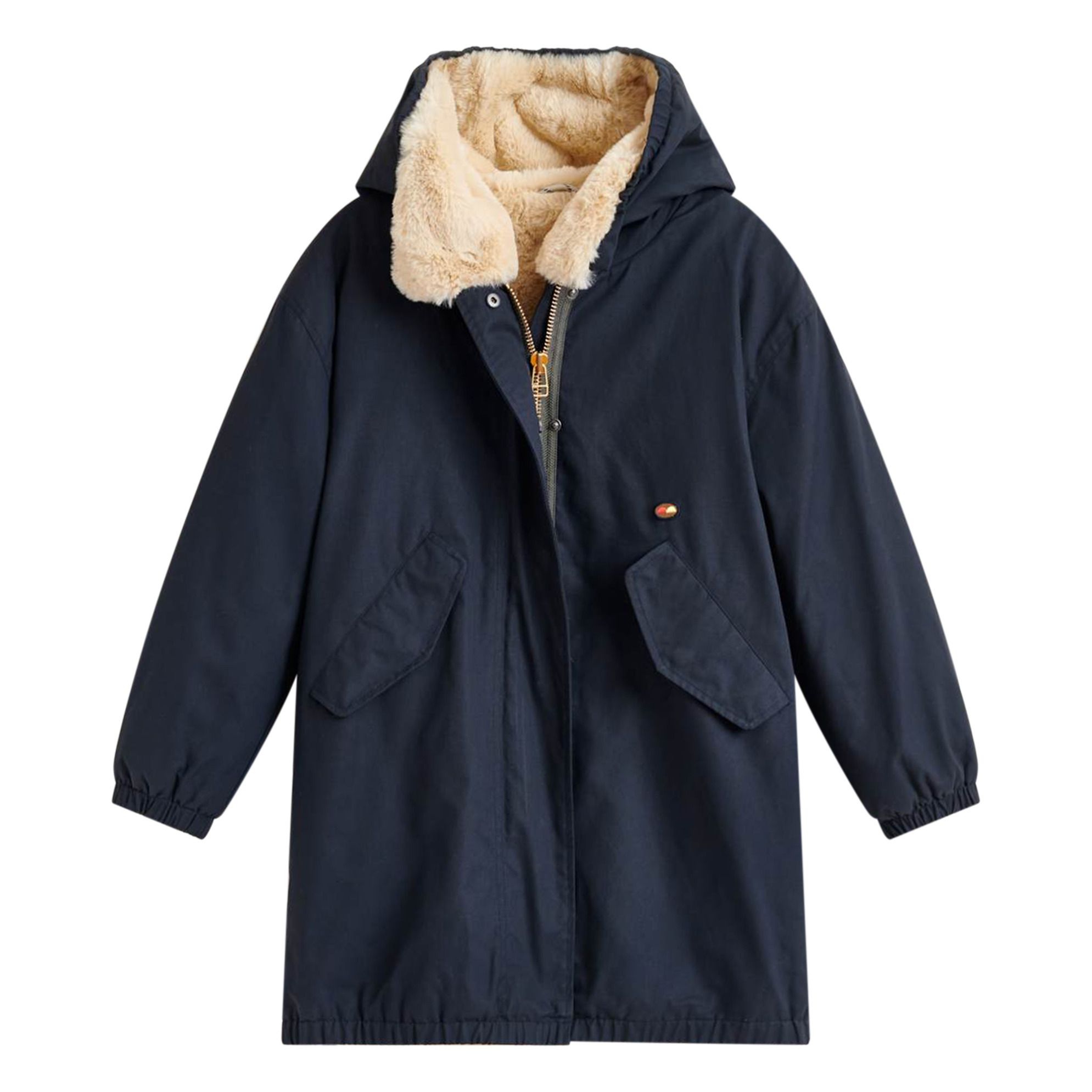 Bellerose - Harbor Fur-lined Parka - Midnight blue | Smallable