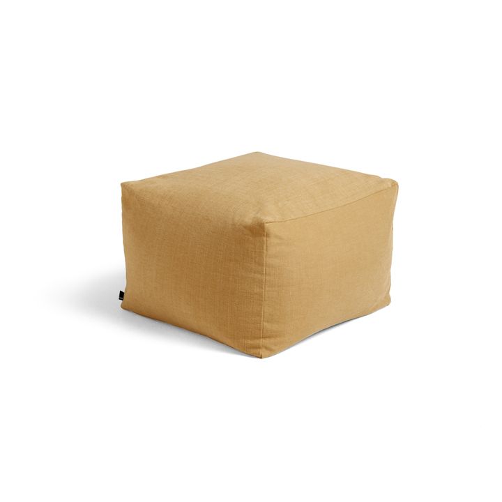 Square Pouffe Mustard- Product image n°0