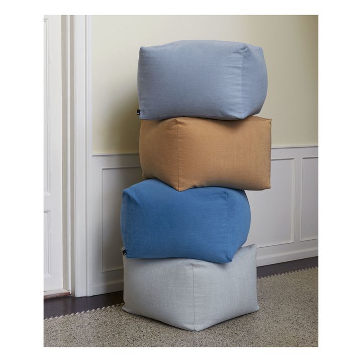 Square Pouffe Mustard- Product image n°1