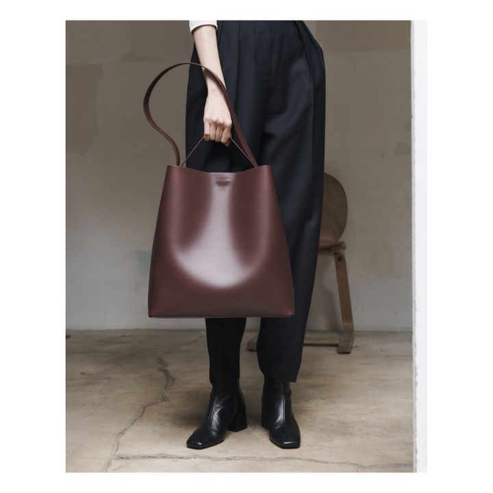 Aesther Ekme - Leather Tote Bag - Burgundy