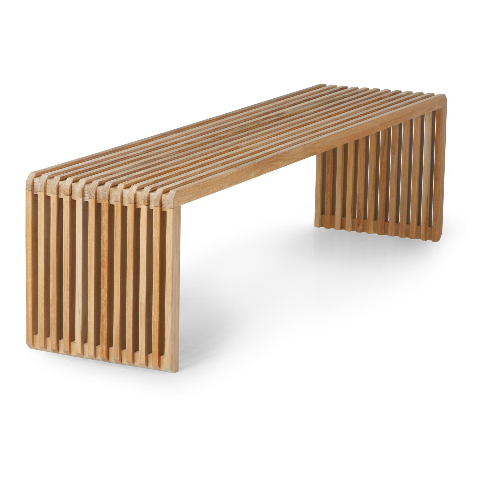 Teak Bench Natural HKliving Design Adult