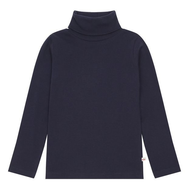 blue polo neck