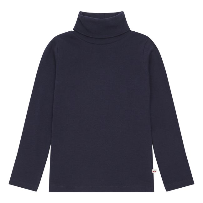 Camiseta de cuello alto | Azul Marino