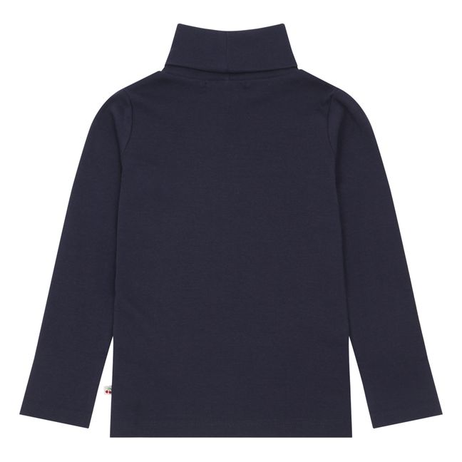 Camiseta de cuello alto | Azul Marino