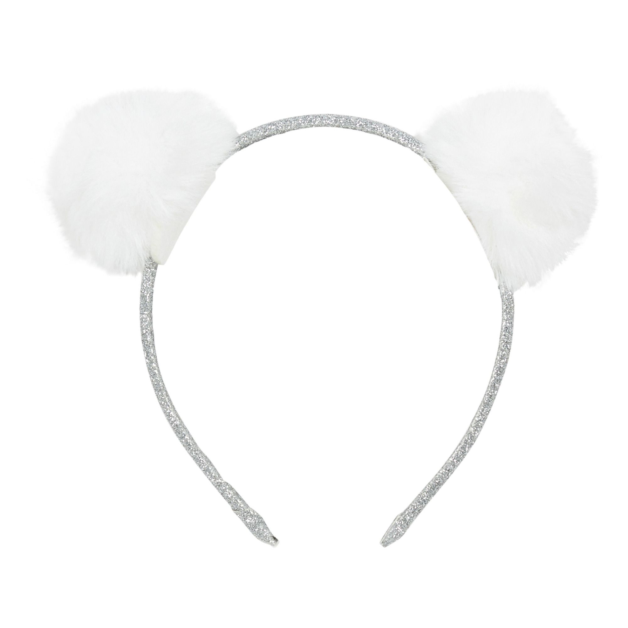 Polar Bear Headband White Milk X Soda, Faux Polar Bear Skin Rug With Headband