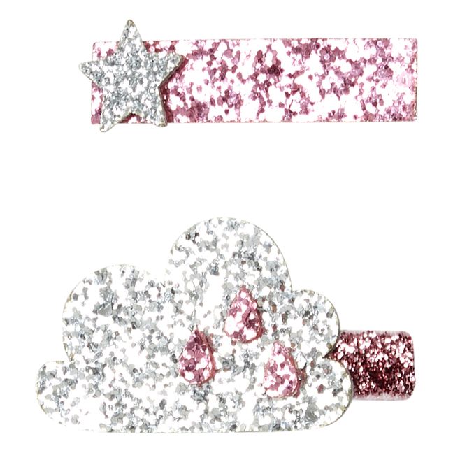 Barrettes Nuage | Argenté