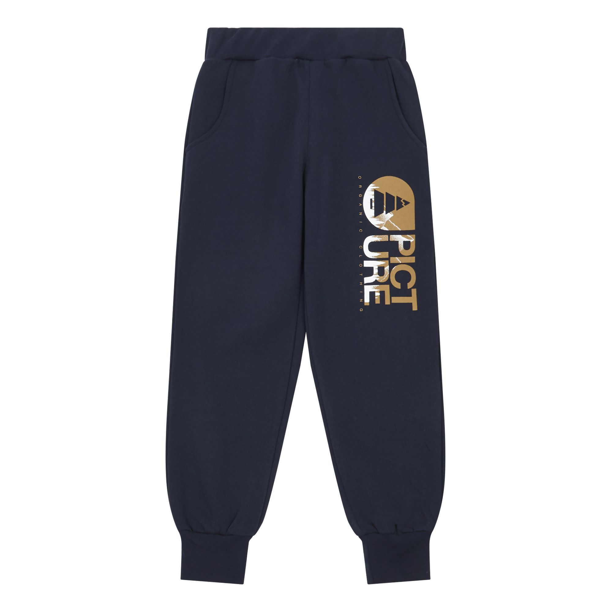 Picture - Jogger Coton Bio - Fille - Bleu marine