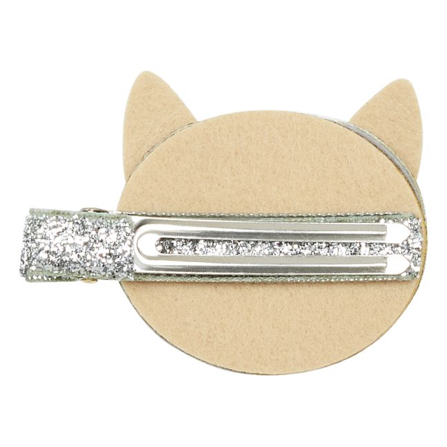 Barrettes Kitty | Argenté