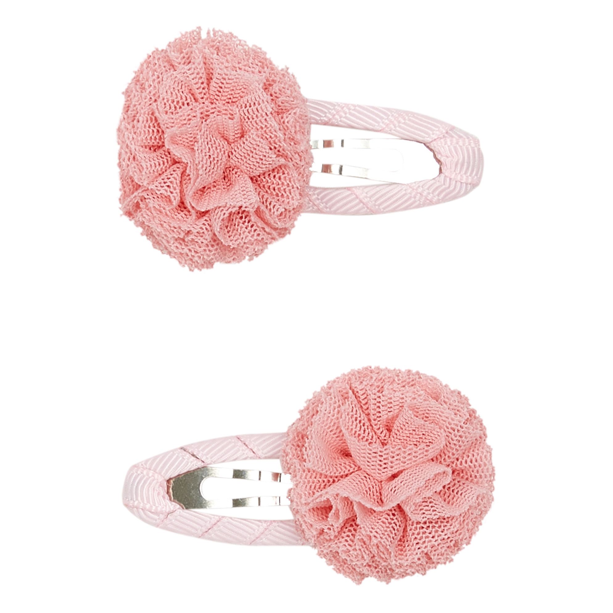 Milk x Soda - Barrettes Pompom - Fille - Orange