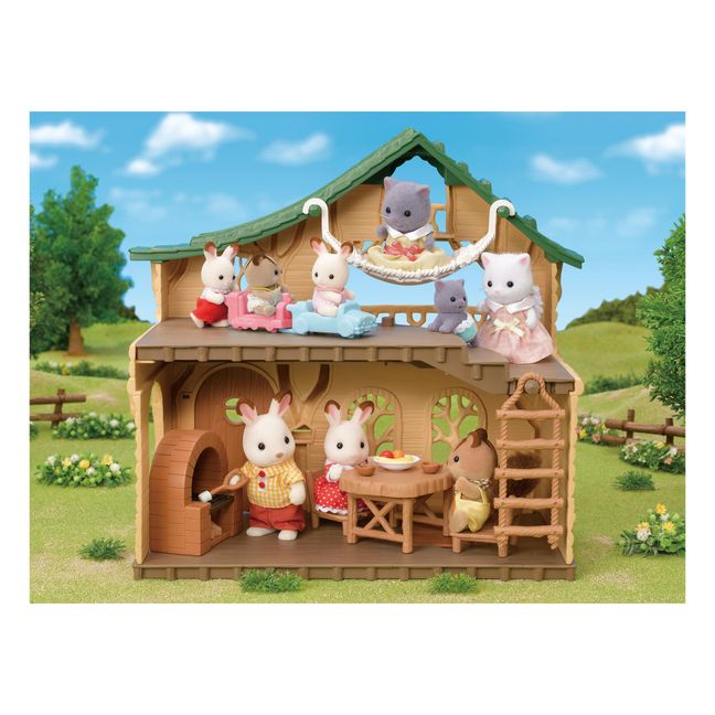 Figurines Sylvanian Families La famille Lapin Crème - Figurine