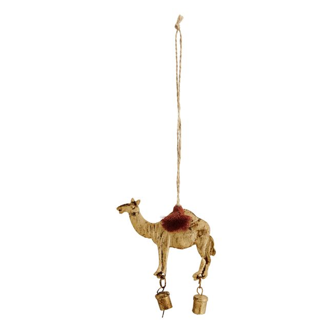 Décoration de Noël Camel à suspendre | Doré