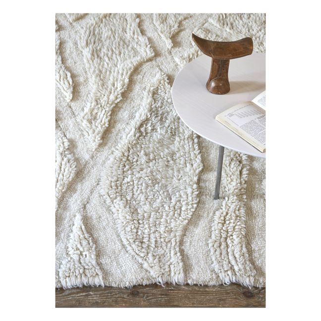 Tapis en laine Enkang | Ivoire